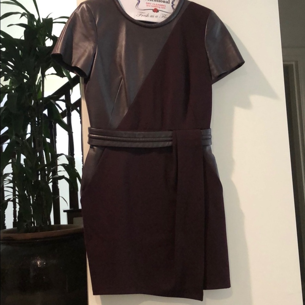 Maroon dress Kooples